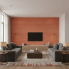 Rhéa Les Ailes Du Désir | Elitis - Living Room Visualization (AI-generated, may not be to scale. Verify pattern scale with product specifications.)