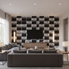 Robots Sonic - Living Room Visualization (AI-generated, may not be to scale. Verify pattern scale with product specifications.)