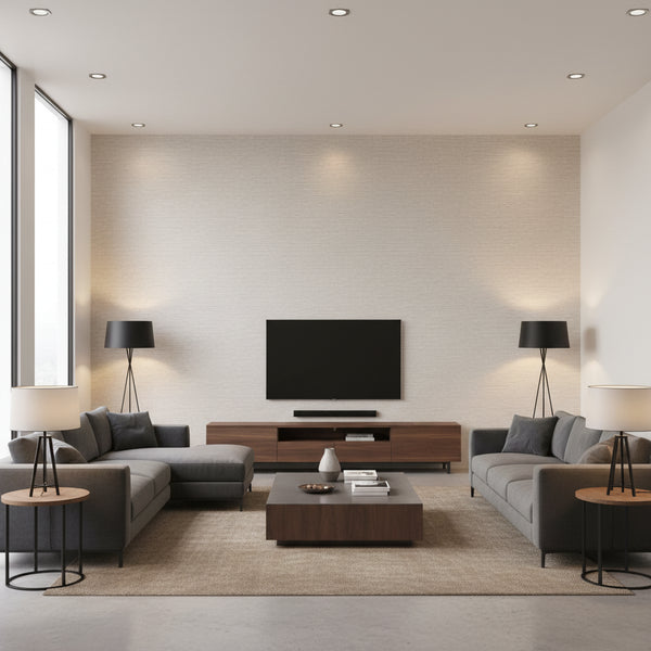 Cantilever High Performance Wallcovering - White Wash | Ronald Redding