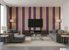 Scalamanca Stripe - Living Room Visualization (AI-generated, may not be to scale. Verify pattern scale with product specifications.)