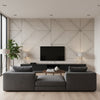 Sillage Source De Paix | Elitis - Living Room Visualization (AI-generated, may not be to scale. Verify pattern scale with product specifications.)