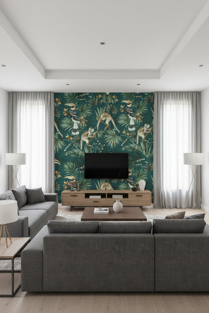 Sumatra s
Sumatra | Arte International - Living Room Visualization (AI-generated, may not be to scale. Verify pattern scale with product specifications.)