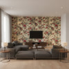 T10228 | Thibaut - Living Room Visualization (AI-generated, may not be to scale. Verify pattern scale with product specifications.)