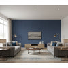 T75502 | Thibaut - Living Room Visualization (AI-generated, may not be to scale. Verify pattern scale with product specifications.)