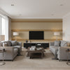 T8012104.166.0 | Kravet - Living Room Visualization (AI-generated, may not be to scale. Verify pattern scale with product specifications.)