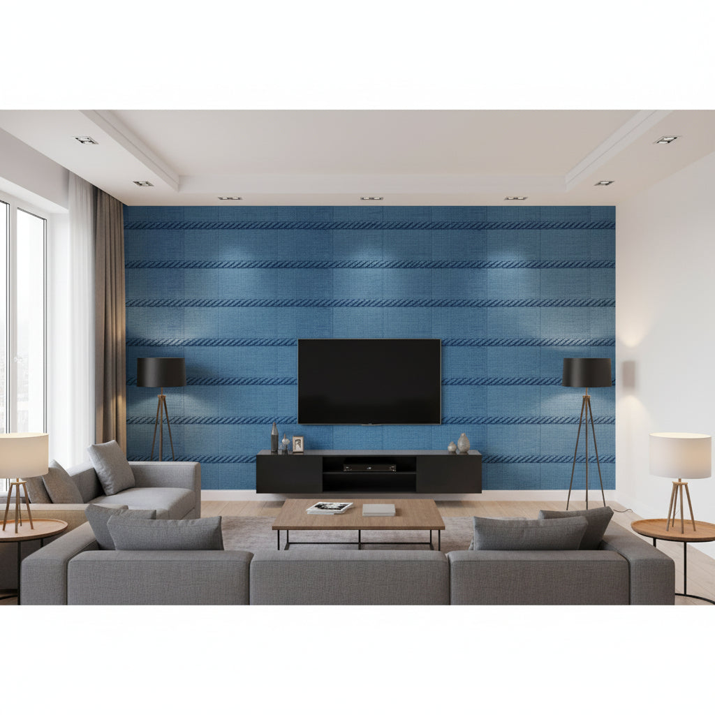 T8012104.5.0 | Kravet - Living Room Visualization (AI-generated, may not be to scale. Verify pattern scale with product specifications.)
