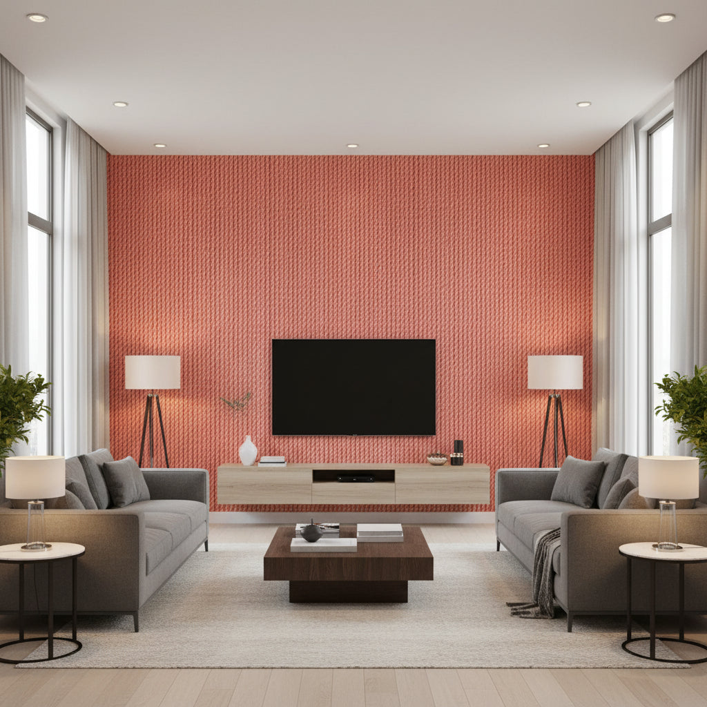 T8012105.2417.0 | Kravet - Living Room Visualization (AI-generated, may not be to scale. Verify pattern scale with product specifications.)