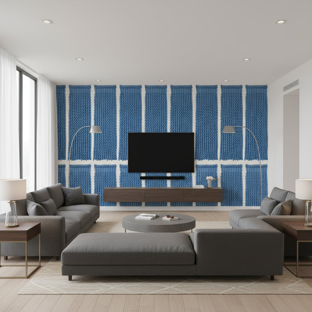 T8012105.5.0 | Kravet - Living Room Visualization (AI-generated, may not be to scale. Verify pattern scale with product specifications.)