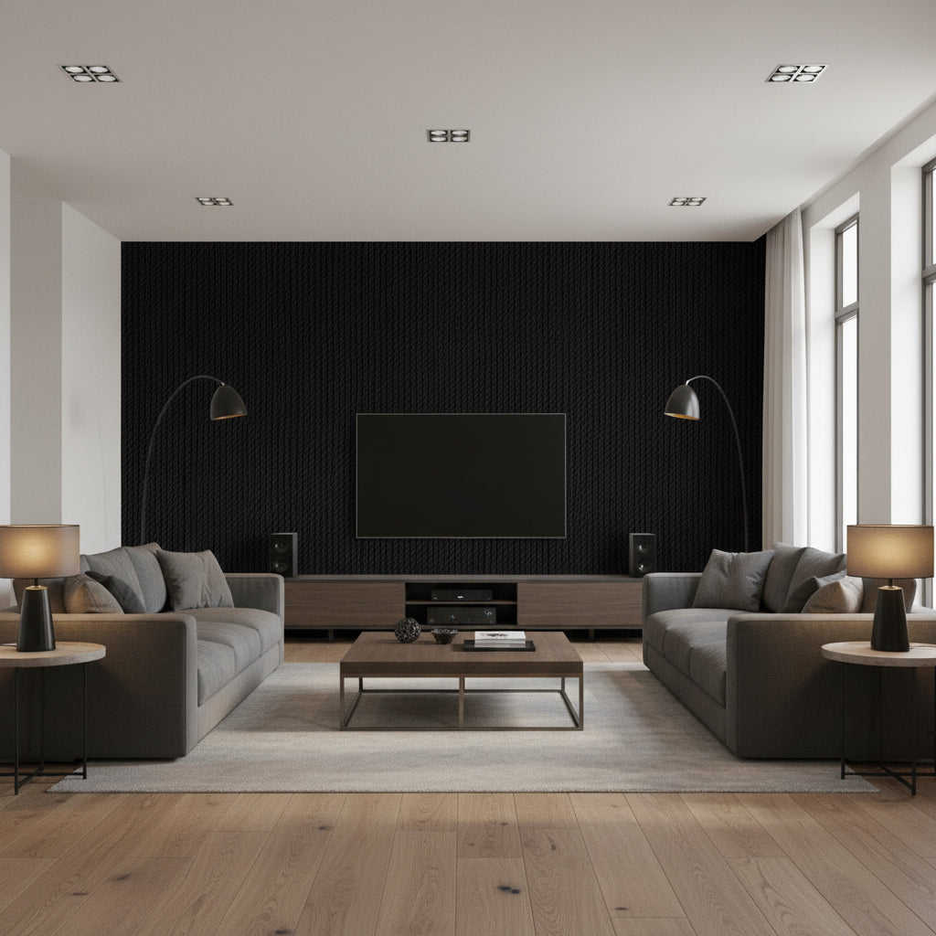 T8012105.8.0 | Kravet - Living Room Visualization (AI-generated, may not be to scale. Verify pattern scale with product specifications.)