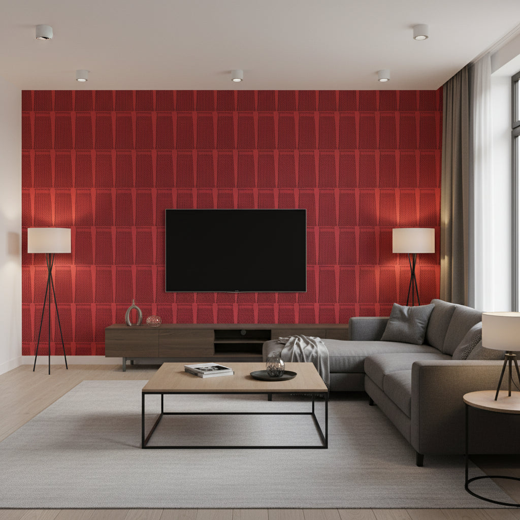 T8012105.9.0 | Kravet - Living Room Visualization (AI-generated, may not be to scale. Verify pattern scale with product specifications.)