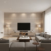 T8012106.118.0 | Kravet - Living Room Visualization (AI-generated, may not be to scale. Verify pattern scale with product specifications.)