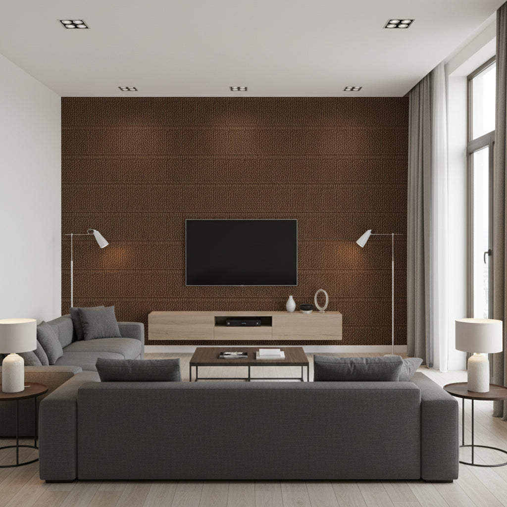 T8012106.6.0 | Kravet - Living Room Visualization (AI-generated, may not be to scale. Verify pattern scale with product specifications.)