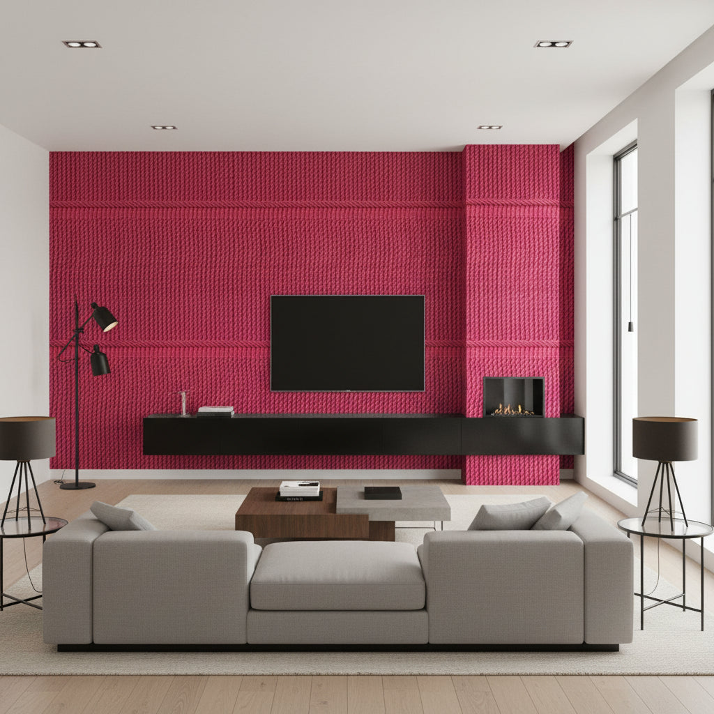 T8012106.717.0 | Kravet - Living Room Visualization (AI-generated, may not be to scale. Verify pattern scale with product specifications.)