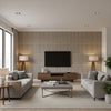 T8012106.81.0 | Kravet - Living Room Visualization (AI-generated, may not be to scale. Verify pattern scale with product specifications.)