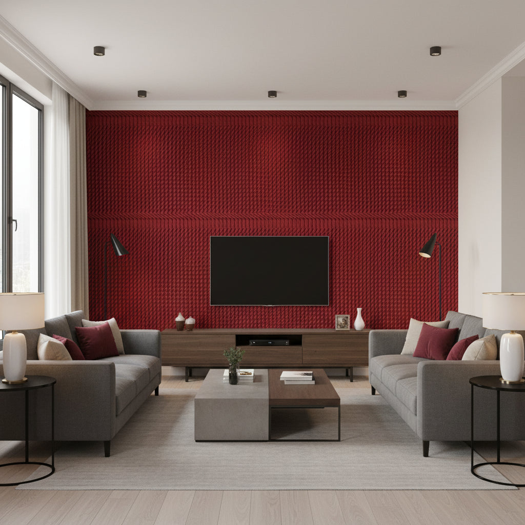 T8012106.99.0 | Kravet - Living Room Visualization (AI-generated, may not be to scale. Verify pattern scale with product specifications.)