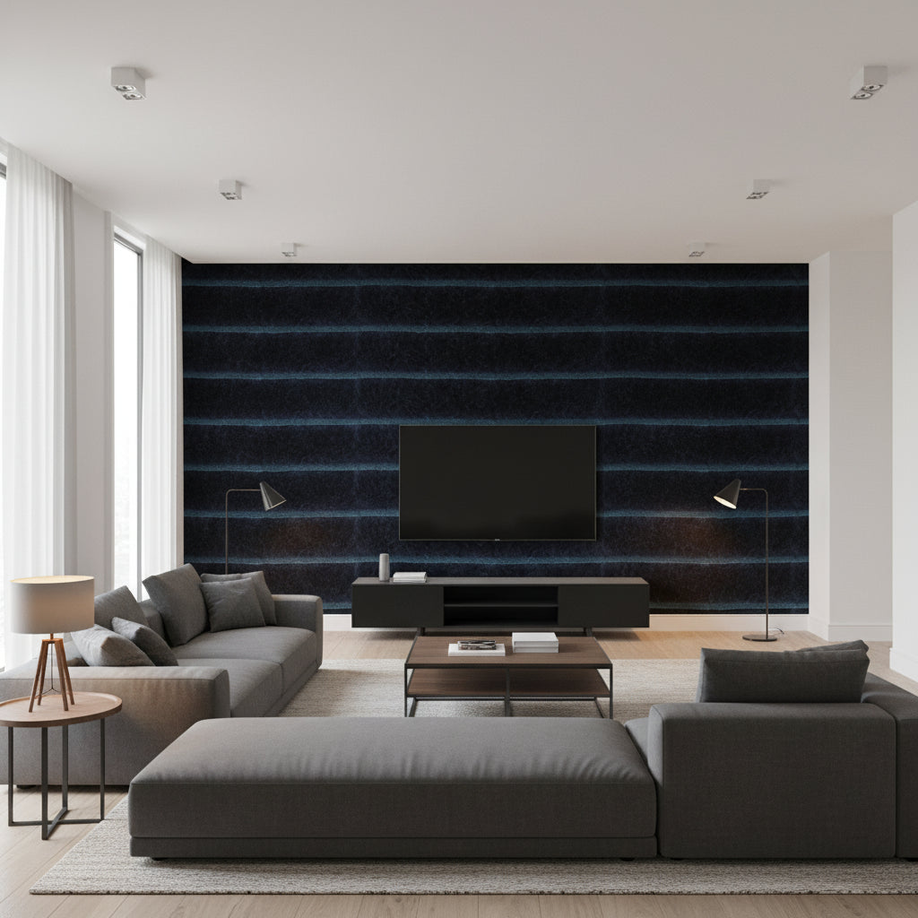 T8015508.50.0 | Kravet - Living Room Visualization (AI-generated, may not be to scale. Verify pattern scale with product specifications.)