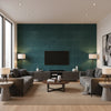 T8015508.513.0 | Kravet - Living Room Visualization (AI-generated, may not be to scale. Verify pattern scale with product specifications.)