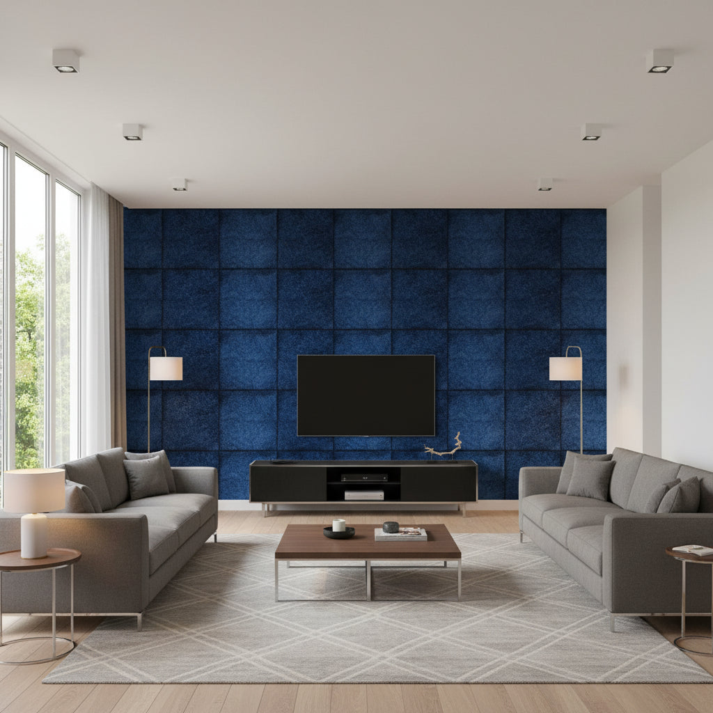 T8015508.55.0 | Kravet - Living Room Visualization (AI-generated, may not be to scale. Verify pattern scale with product specifications.)