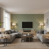 T8019102.33.0 | Kravet - Living Room Visualization (AI-generated, may not be to scale. Verify pattern scale with product specifications.)
