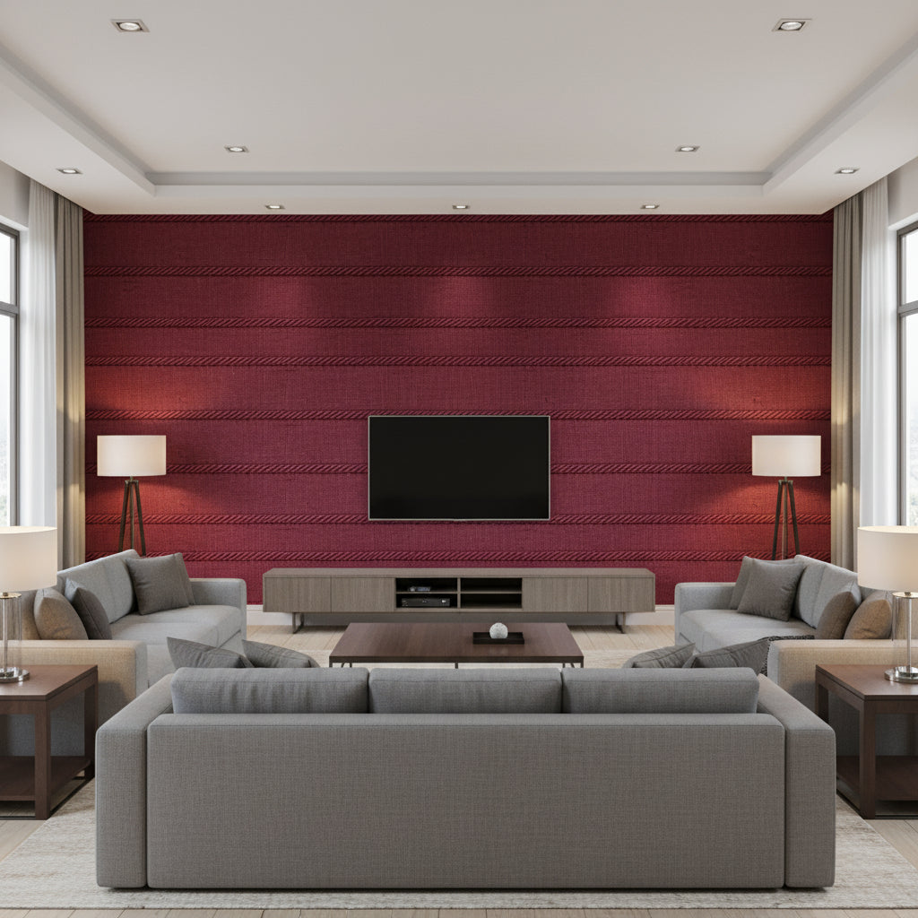 T8020105.197.0 | Kravet - Living Room Visualization (AI-generated, may not be to scale. Verify pattern scale with product specifications.)