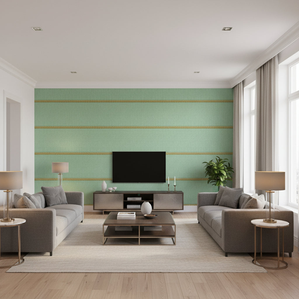 T8020105.34.0 | Kravet - Living Room Visualization (AI-generated, may not be to scale. Verify pattern scale with product specifications.)