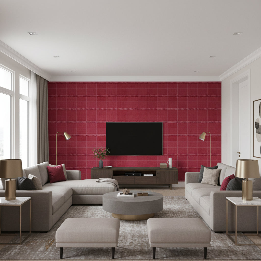 T8020105.719.0 | Kravet - Living Room Visualization (AI-generated, may not be to scale. Verify pattern scale with product specifications.)
