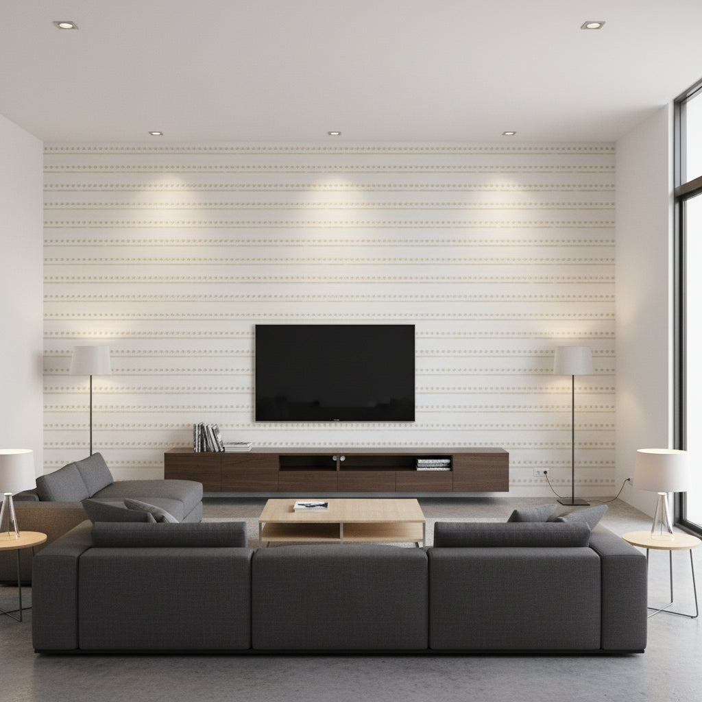 TL10172.116.0 | Kravet - Living Room Visualization (AI-generated, may not be to scale. Verify pattern scale with product specifications.)