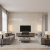 Zen Garden - Koishi Cream | Maya Romanoff - Living Room Visualization (AI-generated, may not be to scale. Verify pattern scale with product specifications.)