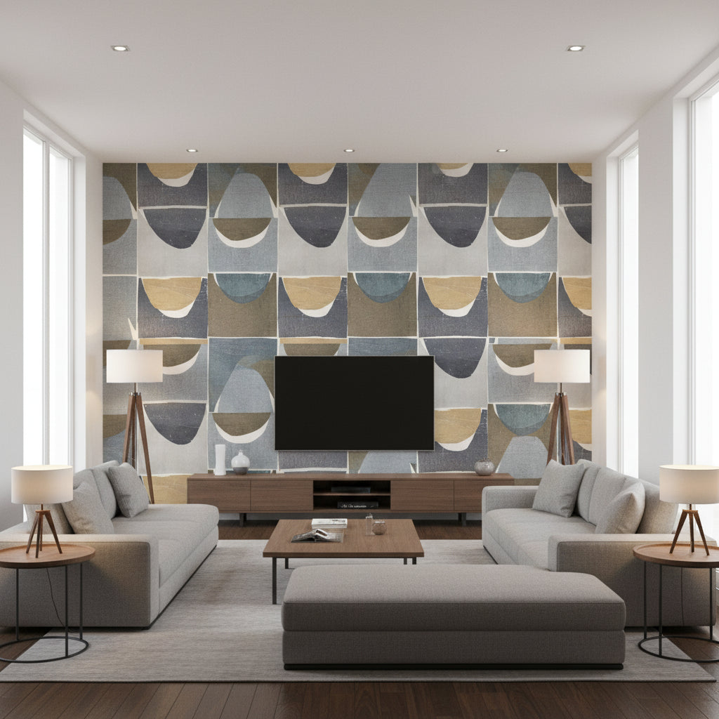 W3571.415.0 | Kravet - Living Room Visualization (AI-generated, may not be to scale. Verify pattern scale with product specifications.)