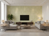Boheme Oregano | Romo - Living Room Visualization (AI-generated, may not be to scale. Verify pattern scale with product specifications.)