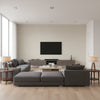 Edie Arborio | Romo - Living Room Visualization (AI-generated, may not be to scale. Verify pattern scale with product specifications.)