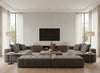 Mitzi Eau de Nil | Romo - Living Room Visualization (AI-generated, may not be to scale. Verify pattern scale with product specifications.)