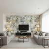 Japura Soleil | Romo - Living Room Visualization (AI-generated, may not be to scale. Verify pattern scale with product specifications.)