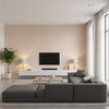 Inez Rose | Romo - Living Room Visualization (AI-generated, may not be to scale. Verify pattern scale with product specifications.)