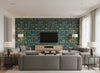 Roxanne Peacock | Romo - Living Room Visualization (AI-generated, may not be to scale. Verify pattern scale with product specifications.)