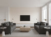 Sascha Pearl | Romo - Living Room Visualization (AI-generated, may not be to scale. Verify pattern scale with product specifications.)