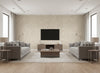 Zeta Shingle | Romo - Living Room Visualization (AI-generated, may not be to scale. Verify pattern scale with product specifications.)