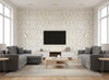 Hana Trail Indigo | Romo - Living Room Visualization (AI-generated, may not be to scale. Verify pattern scale with product specifications.)