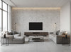 Venezia Quartz | Romo - Living Room Visualization (AI-generated, may not be to scale. Verify pattern scale with product specifications.)