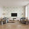Tiny Turtles | Romo - Living Room Visualization (AI-generated, may not be to scale. Verify pattern scale with product specifications.)