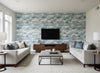Hockley Tide | Romo - Living Room Visualization (AI-generated, may not be to scale. Verify pattern scale with product specifications.)