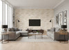 Hockley Jasmine | Romo - Living Room Visualization (AI-generated, may not be to scale. Verify pattern scale with product specifications.)