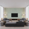 Nikko Eden | Romo - Living Room Visualization (AI-generated, may not be to scale. Verify pattern scale with product specifications.)
