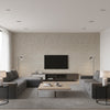 Nikko Copper | Romo - Living Room Visualization (AI-generated, may not be to scale. Verify pattern scale with product specifications.)