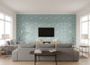 Tabletop pale blue | Romo - Living Room Visualization (AI-generated, may not be to scale. Verify pattern scale with product specifications.)