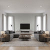 Ditto light gray | Romo - Living Room Visualization (AI-generated, may not be to scale. Verify pattern scale with product specifications.)