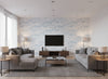 Far Far Away Fjord | Romo - Living Room Visualization (AI-generated, may not be to scale. Verify pattern scale with product specifications.)