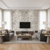 Mitoku Sonnet | Romo - Living Room Visualization (AI-generated, may not be to scale. Verify pattern scale with product specifications.)