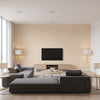 Glade beige | Romo - Living Room Visualization (AI-generated, may not be to scale. Verify pattern scale with product specifications.)