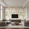 Hidden Pistachio | Romo - Living Room Visualization (AI-generated, may not be to scale. Verify pattern scale with product specifications.)